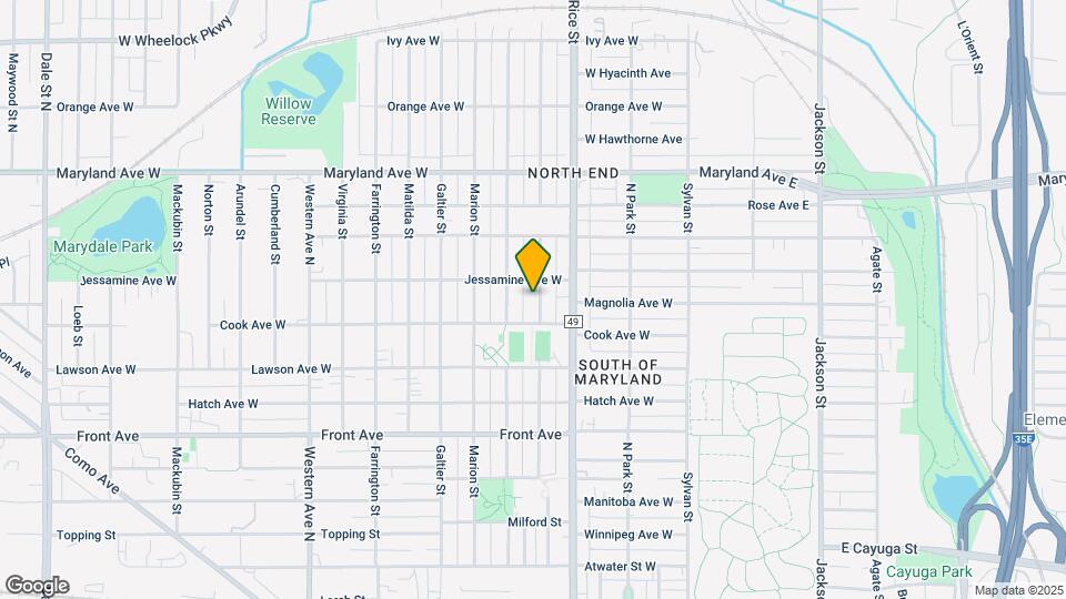 1083 Albemarle St Map and Location Details