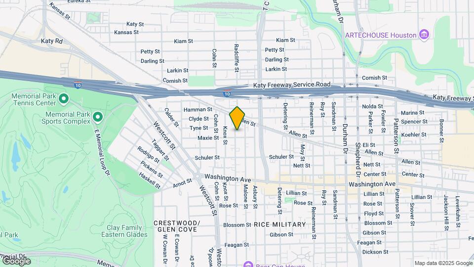 1502 Birdsall St Map and Location Details