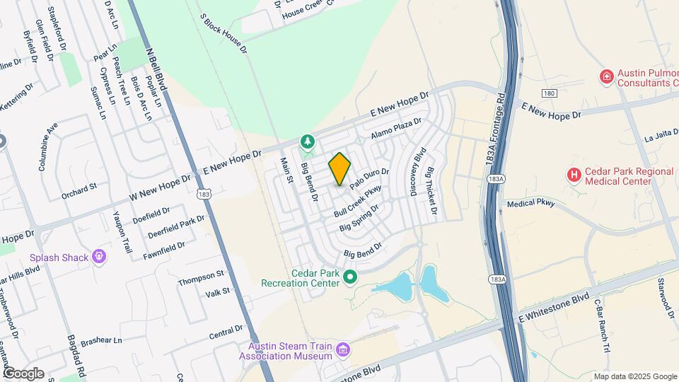 1800 Honey Creek Ln Map and Location Details