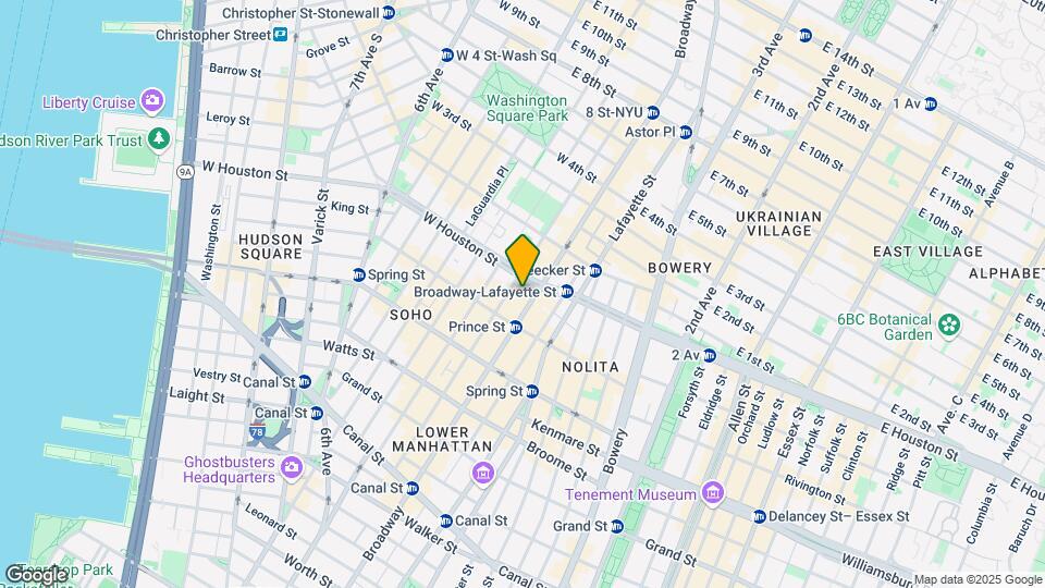 595 Broadway Mapa y Detalles de la Ubicación