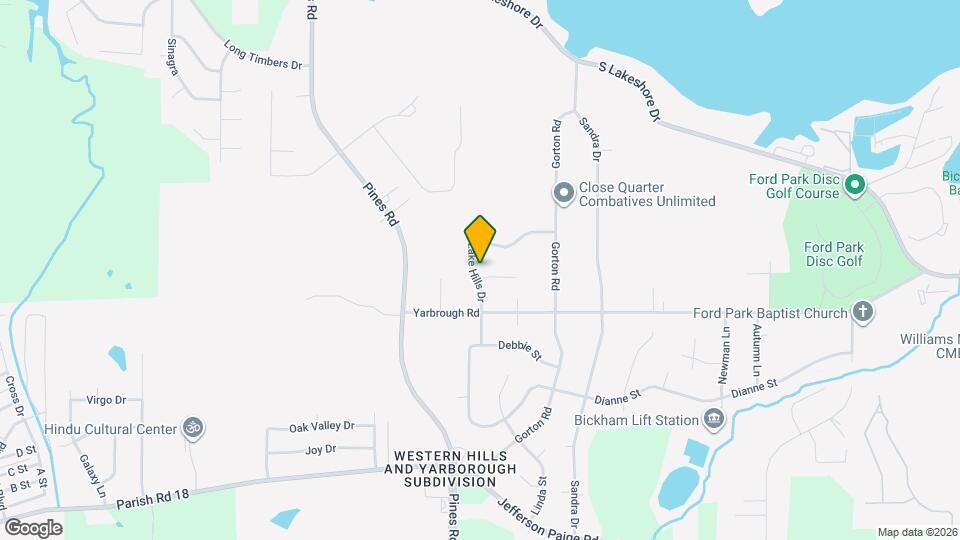 3125 Lake Hills Dr Map and Location Details
