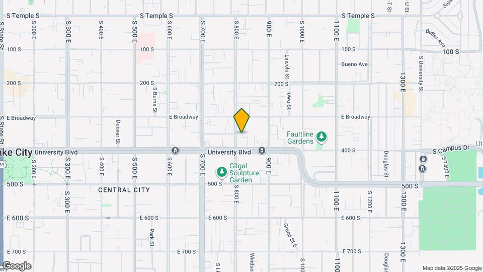 347 S 800 E Map and Location Details