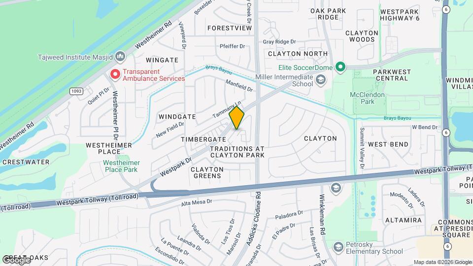 3819 W Traditions Ct Map and Location Details