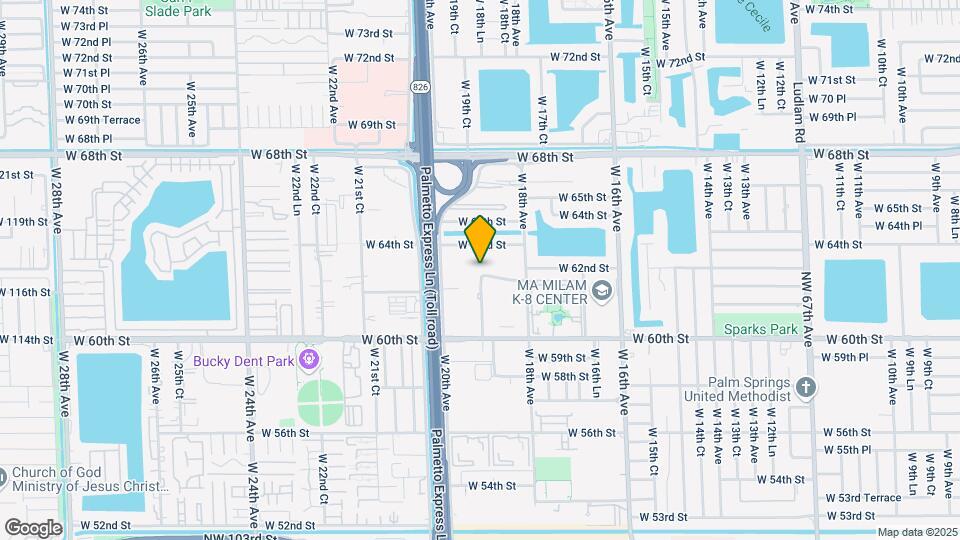 1871 W 62nd St Map and Location Details