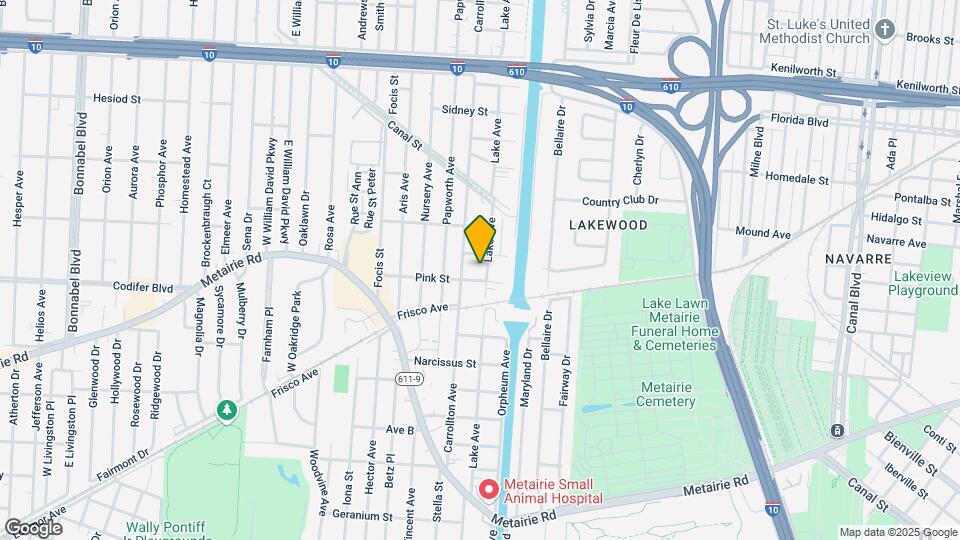 408 Lake Ave Map and Location Details