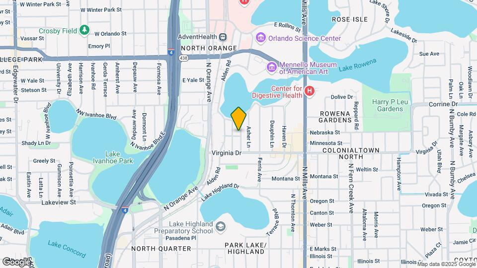 1600 Baltimore Ave, Orlando FL 32803 Map and Location Details