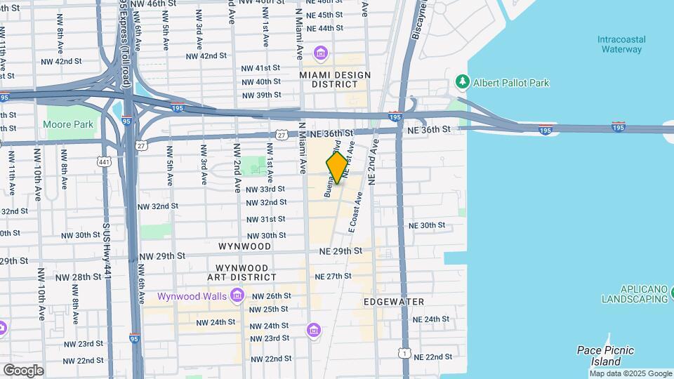 3250 NE 1st Ave, Unit 551 Map and Location Details