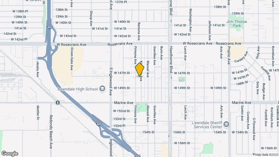 14721 Kingsdale Ave Map and Location Details