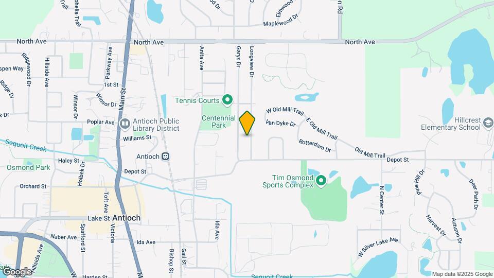 654 Longview Dr Map and Location Details