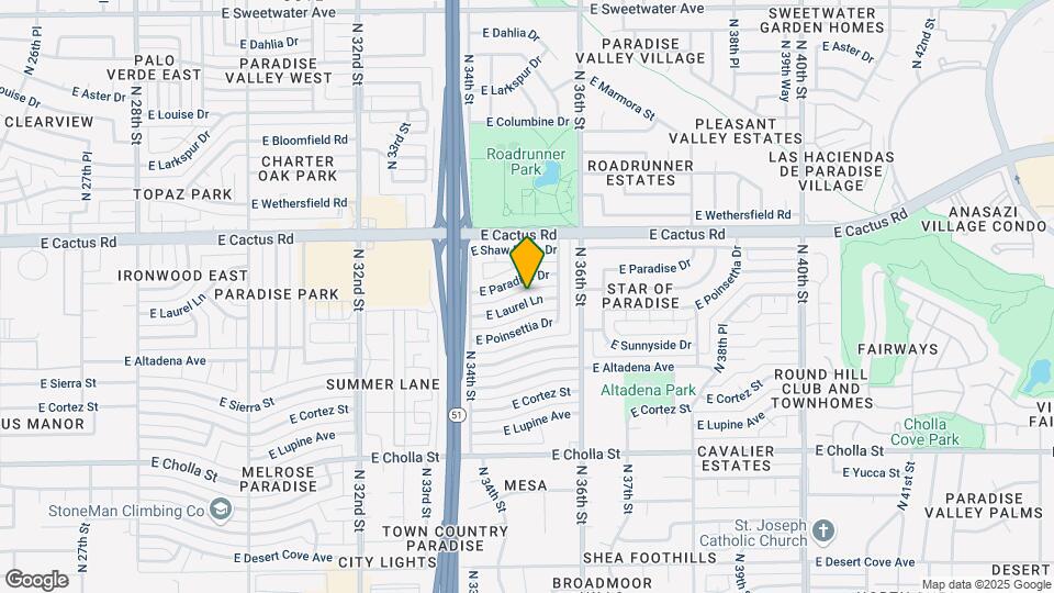 3452 E Laurel Ln Map and Location Details