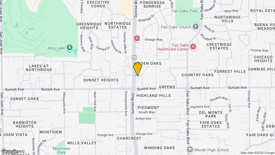 4819 Suncrest Way Map and Location Details