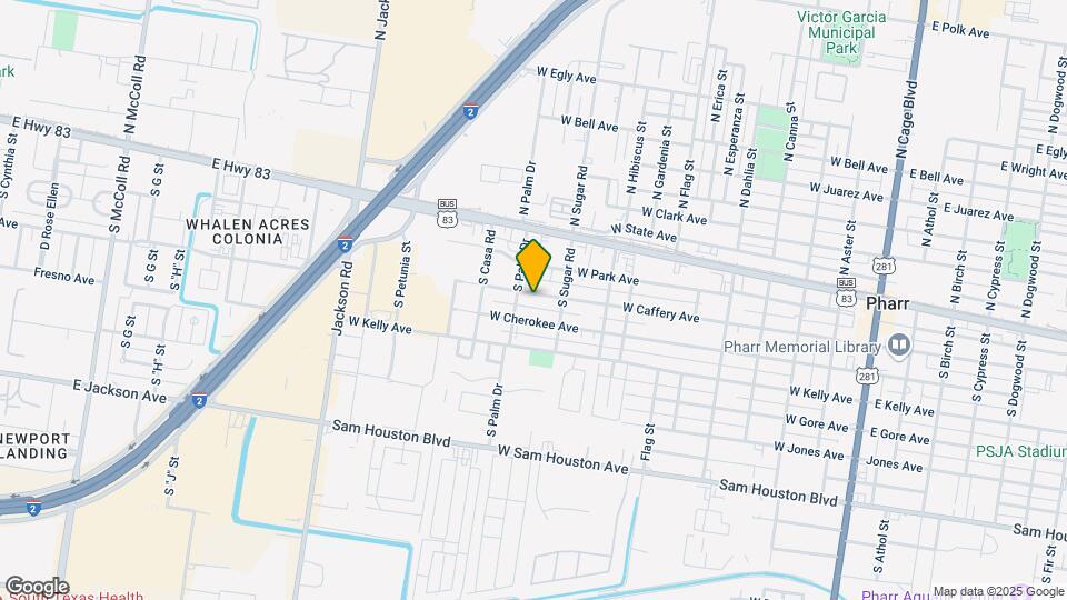 1007 W Caffery Ave Map and Location Details