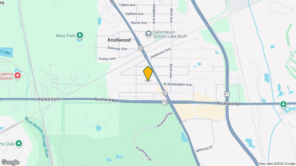 907 W Washington Ave Map and Location Details