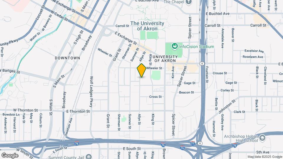 485 Allyn St Mapa y Detalles de la Ubicación