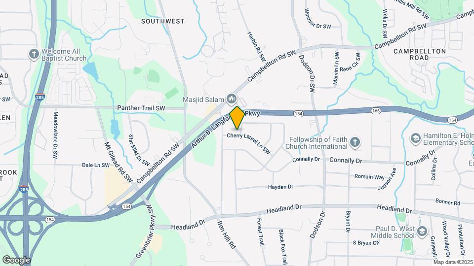 2805 Cherry Laurel Ln SW Map and Location Details