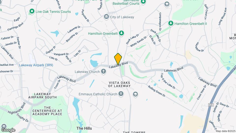 2201 Lakeway Blvd Map and Location Details