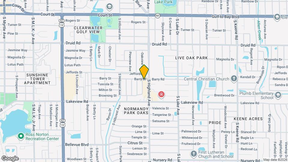 1481 Barry St Map and Location Details