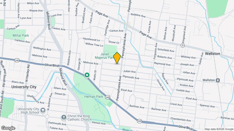 7012 Melrose Ave Map and Location Details