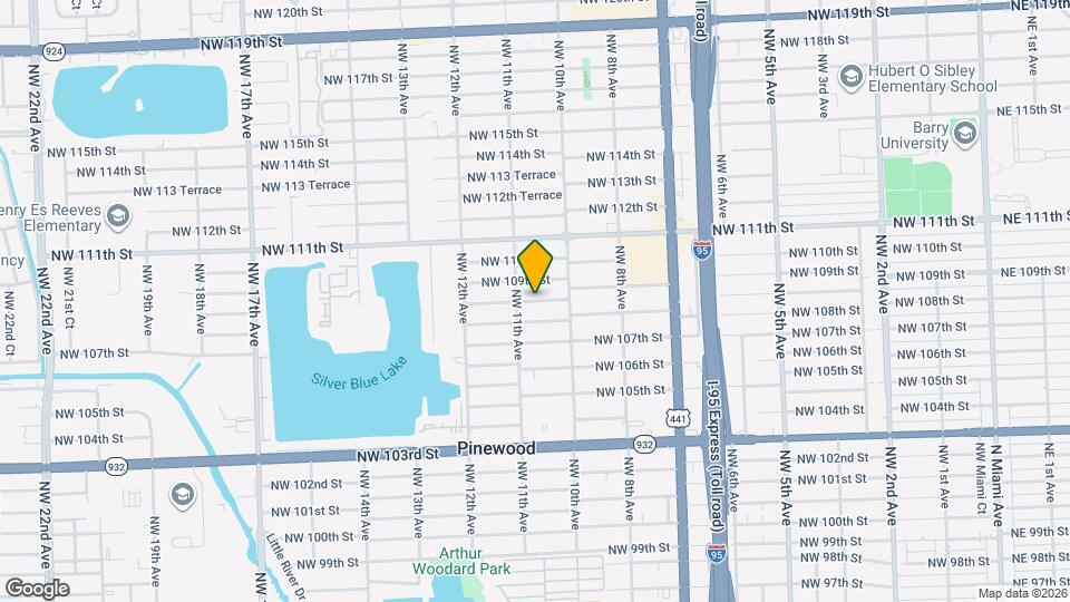 1061 NW 108th Ter, Unit c Mapa y Detalles de la Ubicación