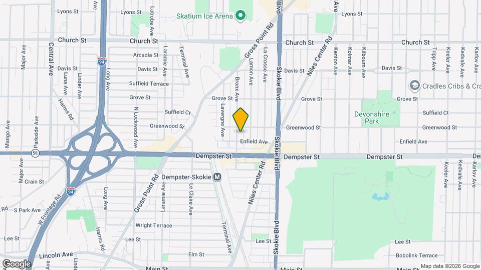 8845 Bronx Ave Map and Location Details