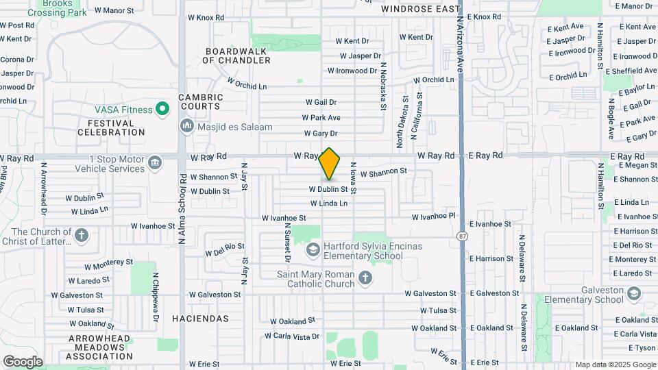580 W Dublin St Map and Location Details