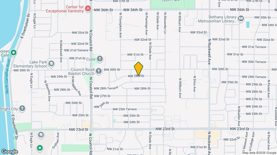 7604 NW 29th St Map and Location Details