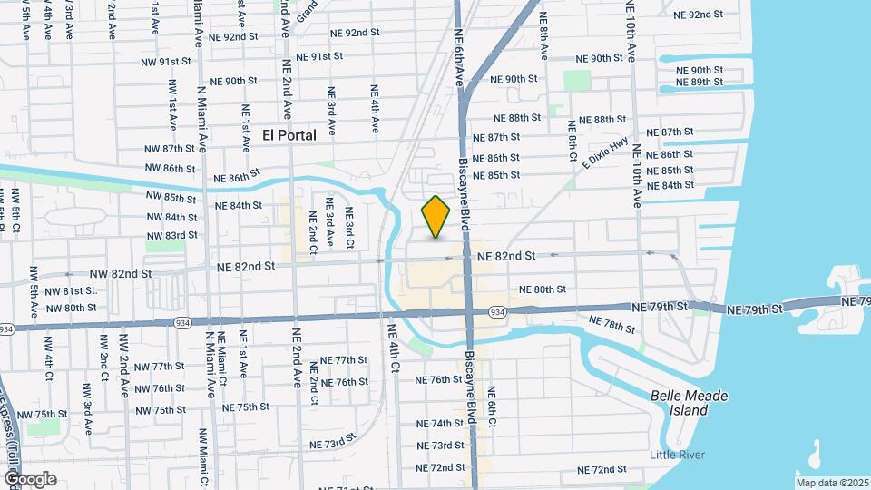 520 NE 82nd Ter Map and Location Details