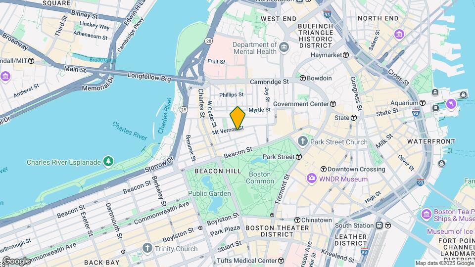 70 Mount Vernon St, Unit 2B Map and Location Details