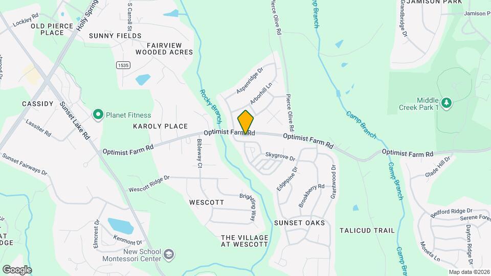 201 Thorndale Dr Map and Location Details