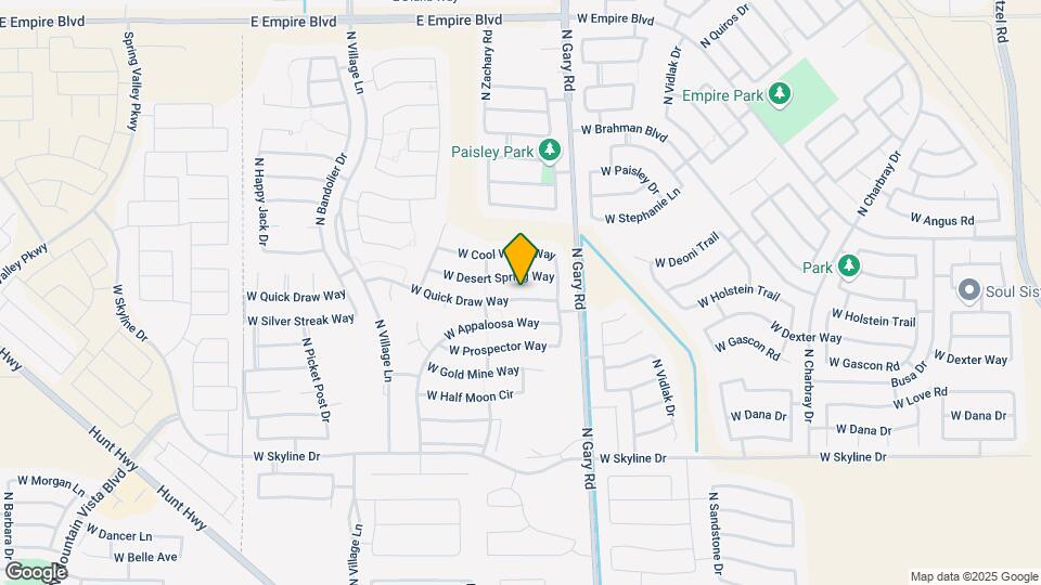1710 W Quick Draw Way Map and Location Details