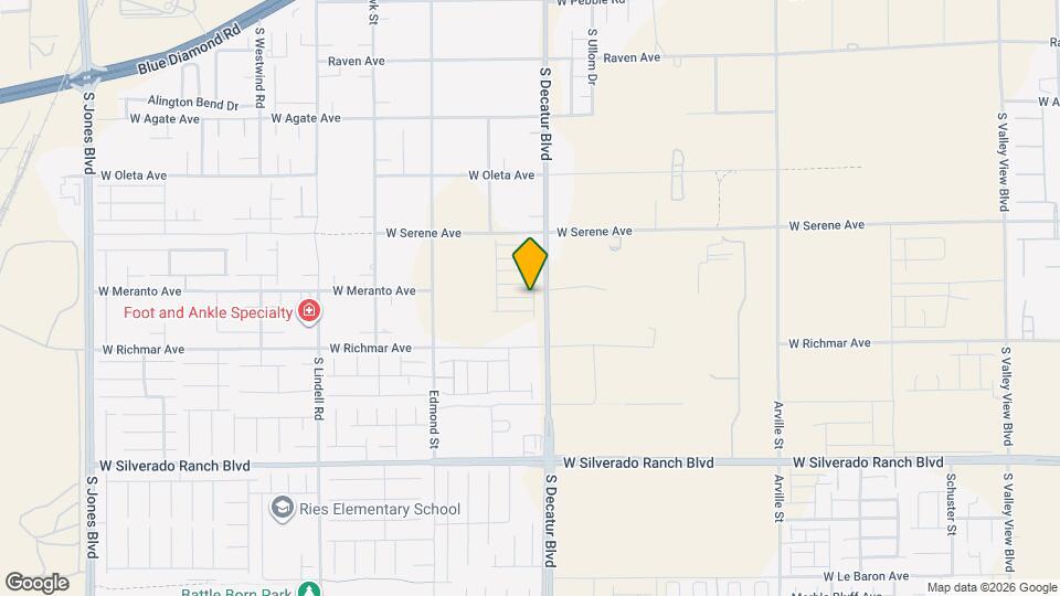 4926 Fern Mesa Ave Map and Location Details