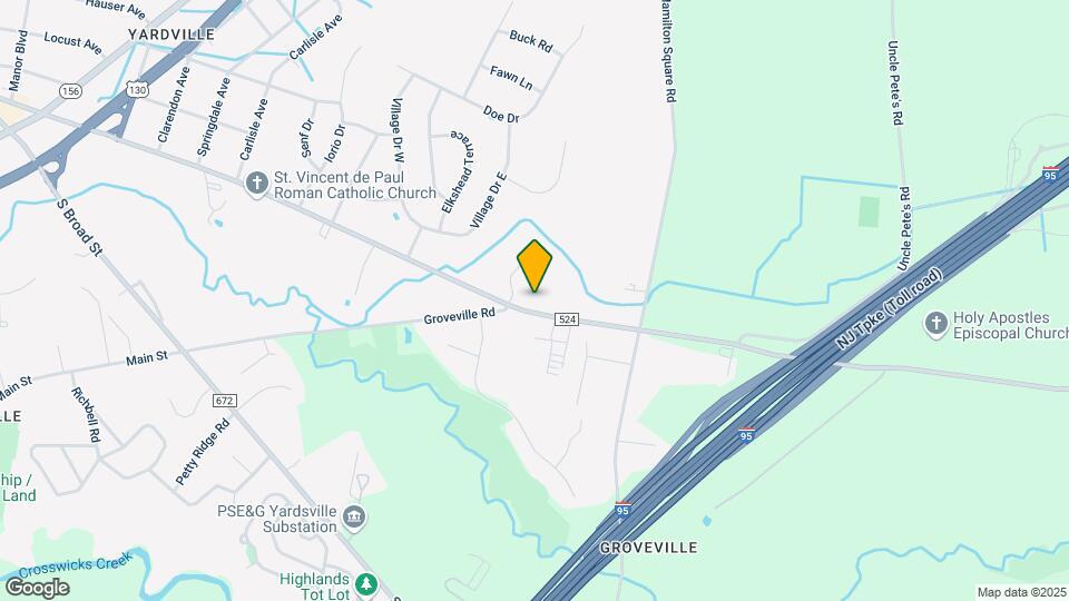 828 Yardville Allentown Rd Map and Location Details