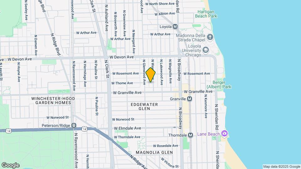 6222-6224 N Wayne Ave Map and Location Details
