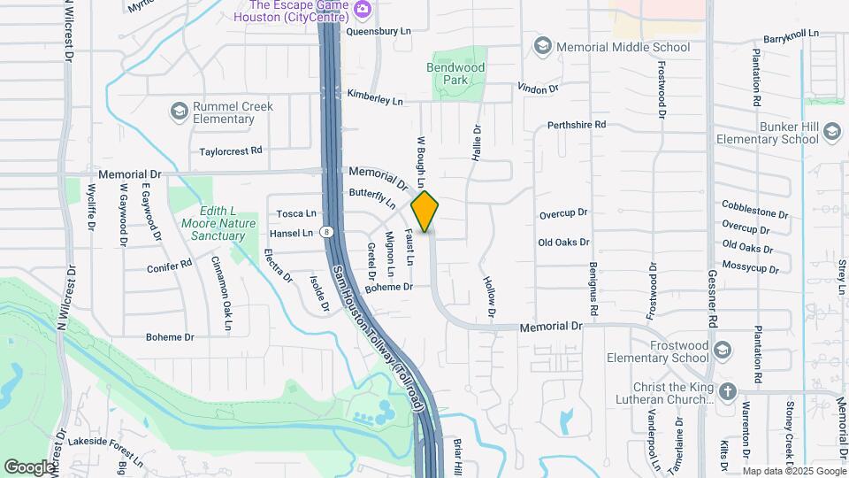 12735 Memorial Dr Map and Location Details