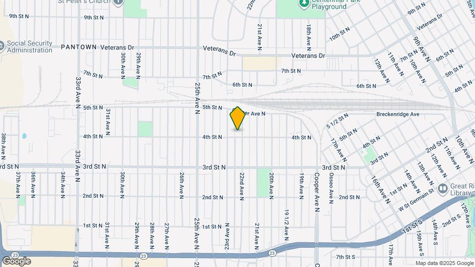 407 22nd Ave N Map and Location Details