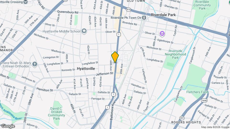 5606 Baltimore Ave Map and Location Details