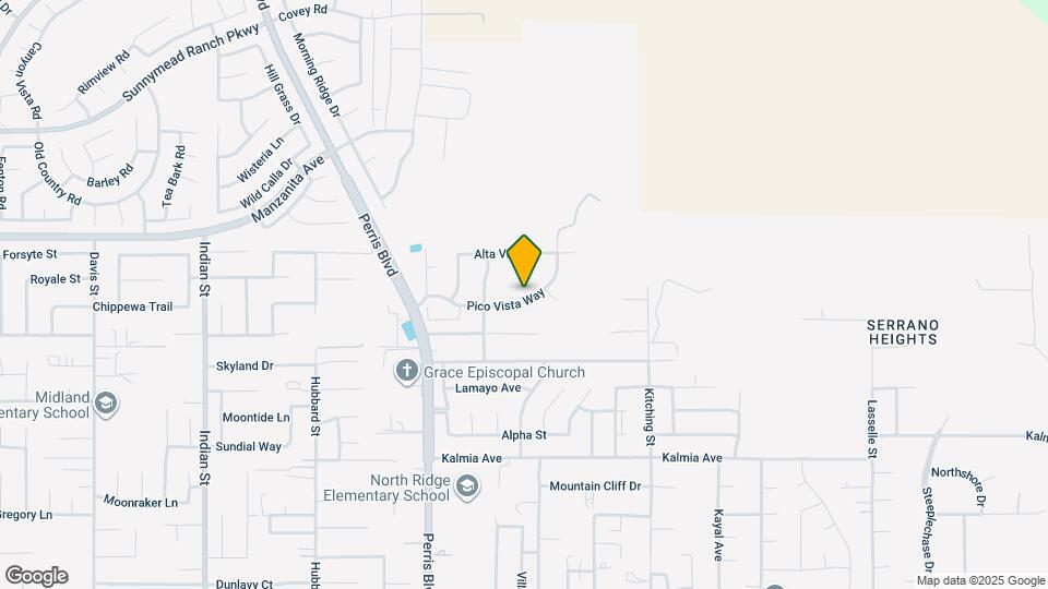 25240 Pico Vista Way Map and Location Details