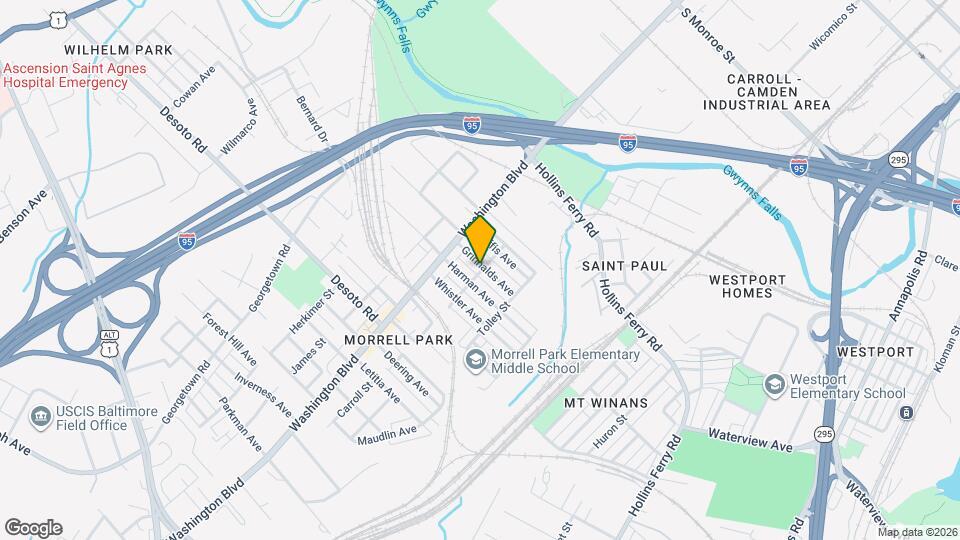 1936 Grinnalds Ave Map and Location Details