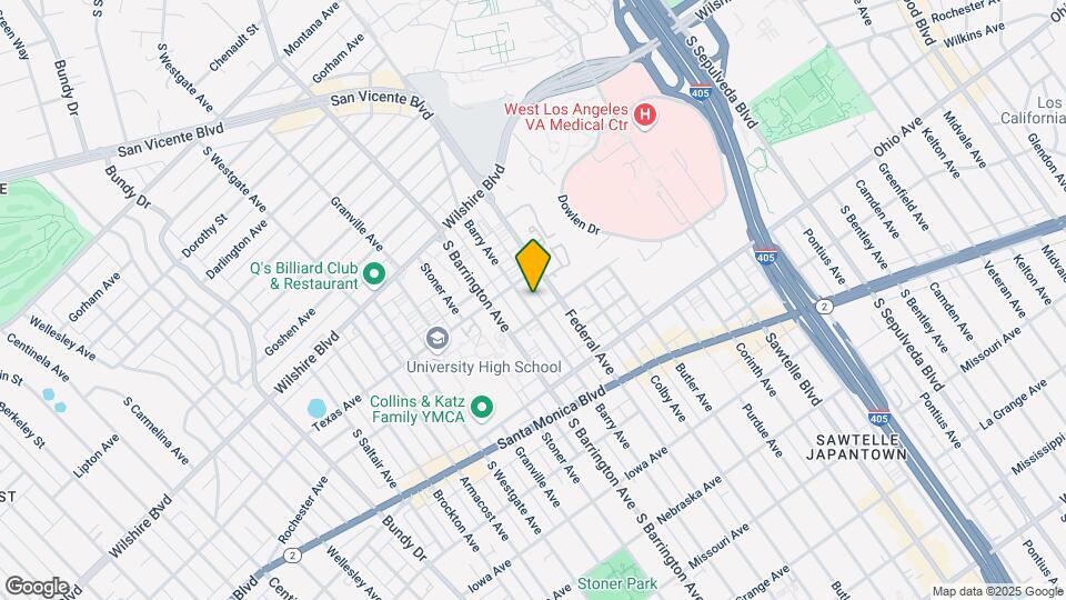 1324 Barry Ave Mapa y Detalles de la Ubicación