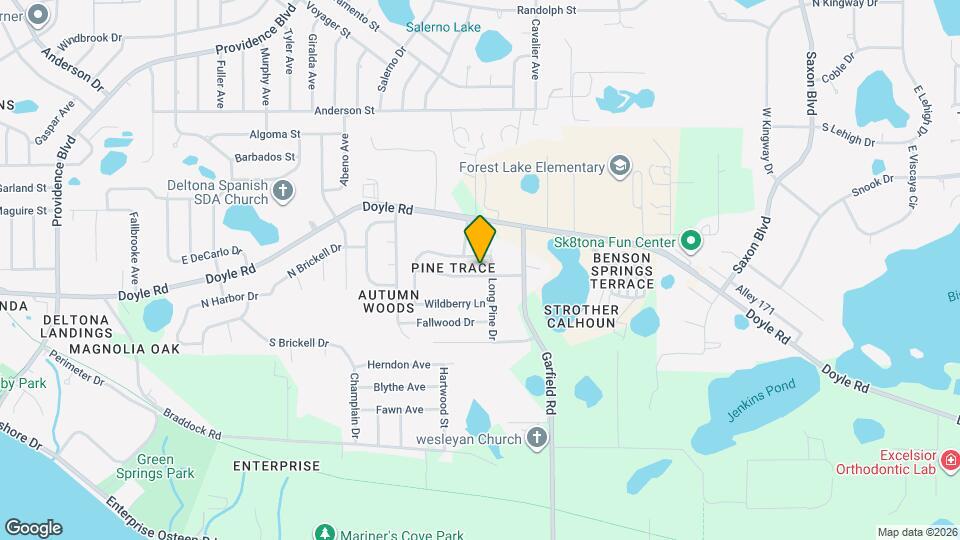 1400 Broken Pine Rd Map and Location Details