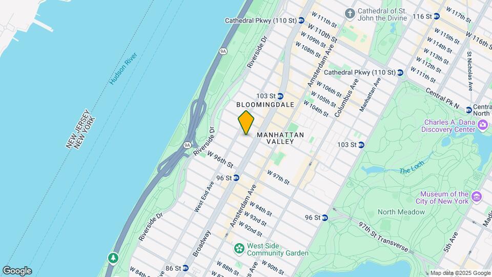 250 W 99th St Map and Location Details