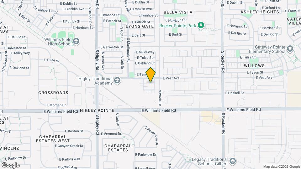 2238 S Ponderosa Dr Map and Location Details