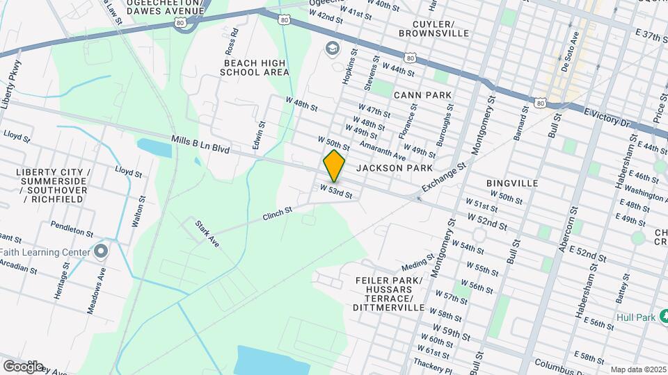 1000 W 53rd St Map and Location Details