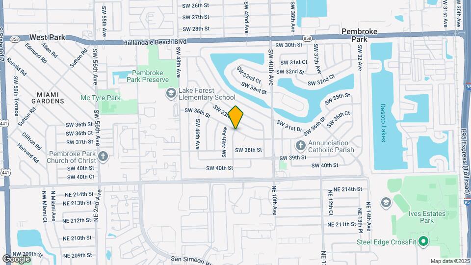 4270 SW 36th St Map and Location Details