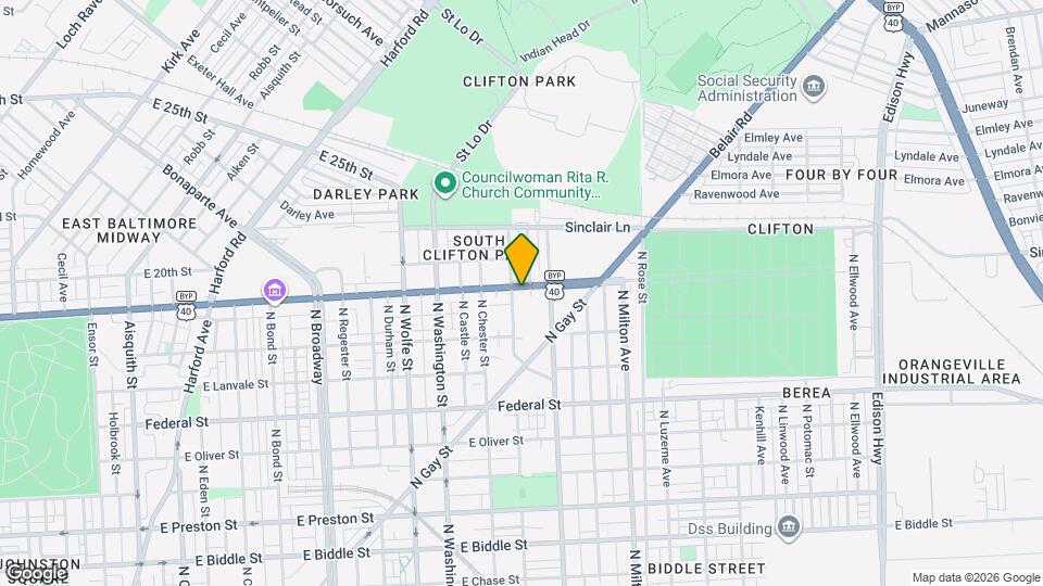 2211 E North Ave Map and Location Details