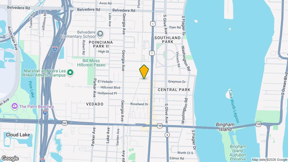 425 El Vedado, Unit Main Map and Location Details