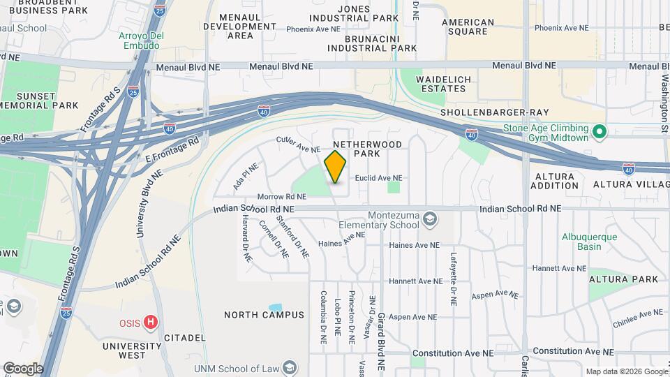 1706 Princeton Dr NE Map and Location Details