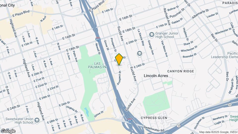 2321-2327 Prospect St Mapa y Detalles de la Ubicación