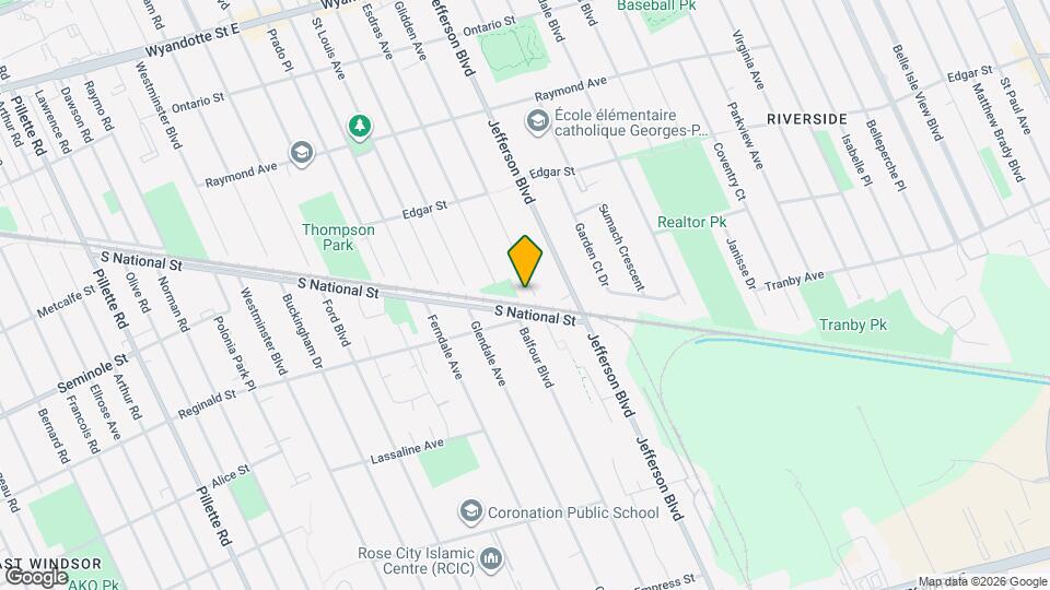 1245 Glidden Ave Map and Location Details