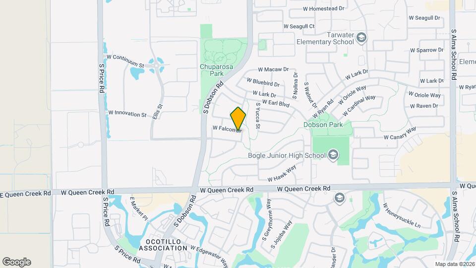 1883 W Falcon Dr Map and Location Details